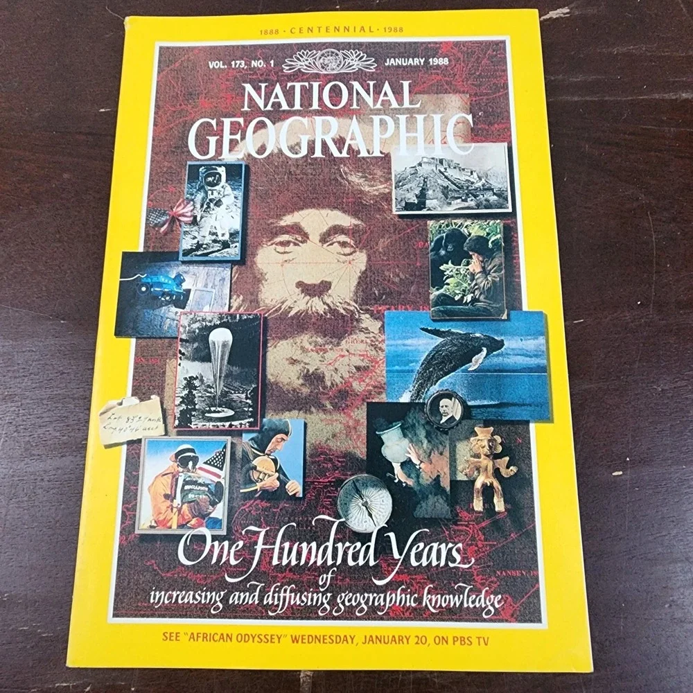 National Geographic Magazine January 1988‎ No Insert